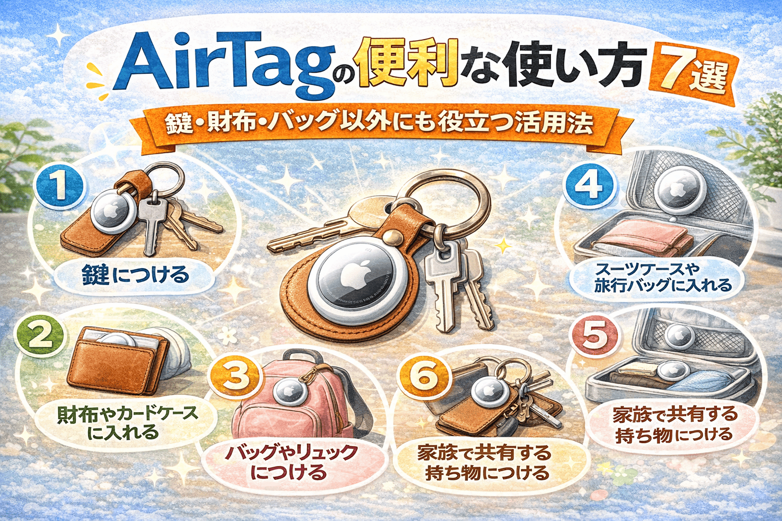 エアタグの便利な使い方