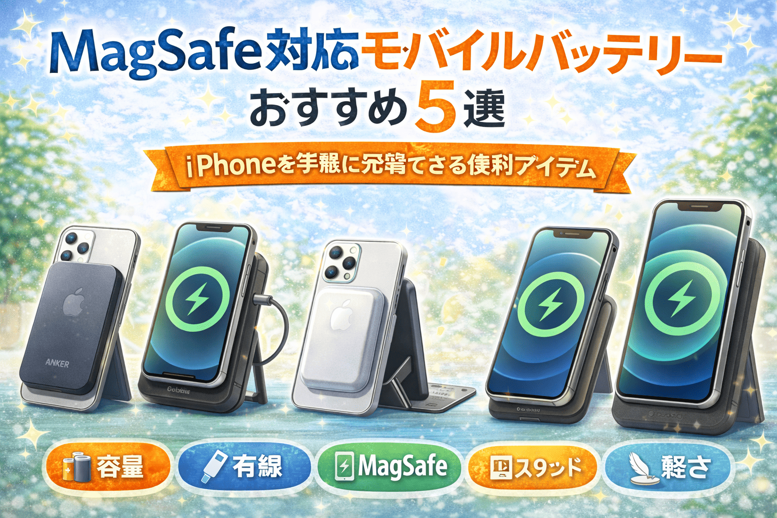 モバイルバッテリーおすすめ