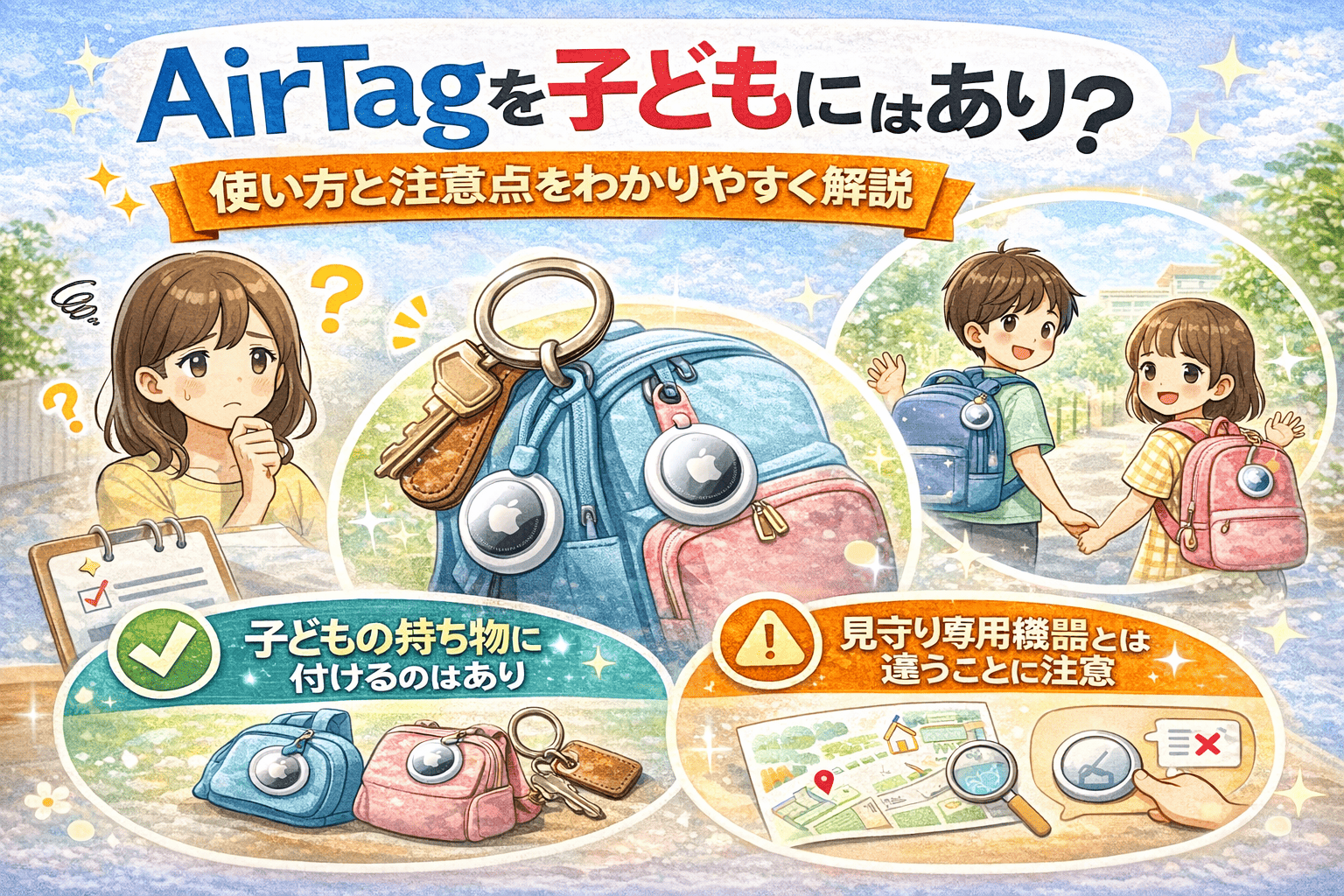 エアタグ子供にありか