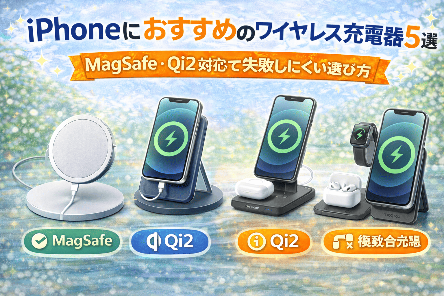 おすすめワイヤレス充電器