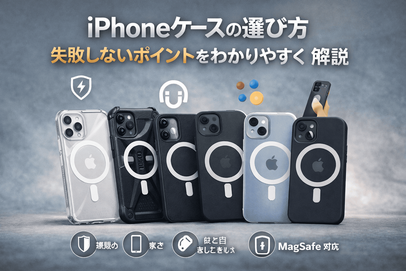 iPhoneケースの選び方ガイド