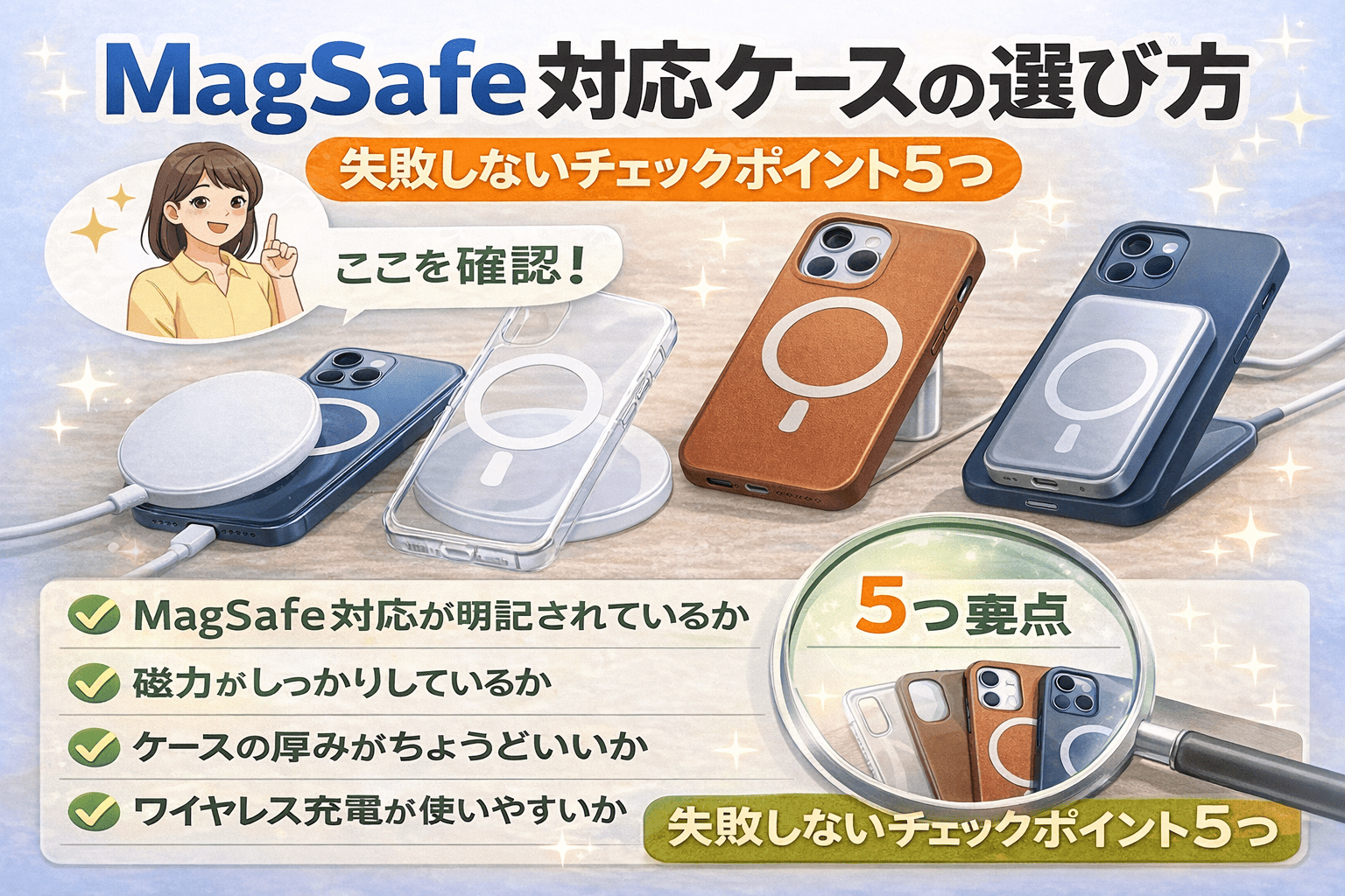MagSafe対応ケース選びのポイント (1)