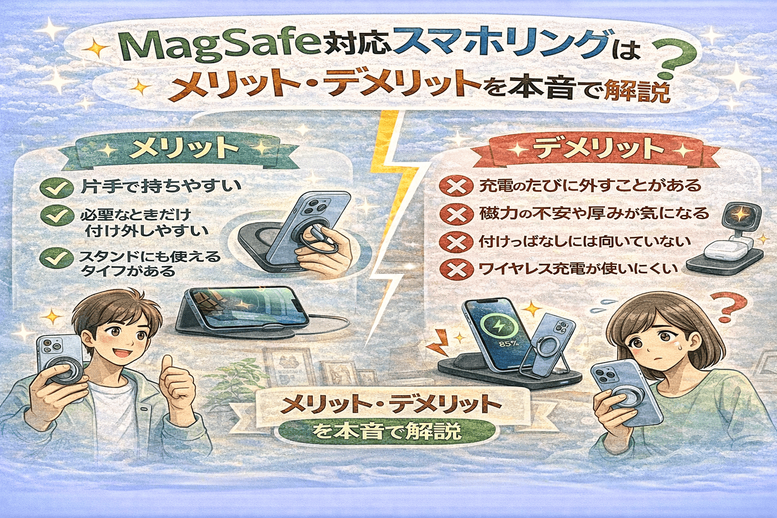 MagSafeスマホリングのメリットとデメリット (1)