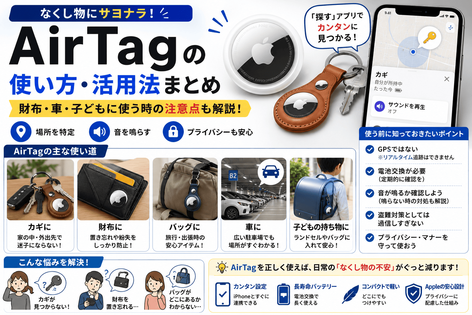 AirTagの使い方ガイド