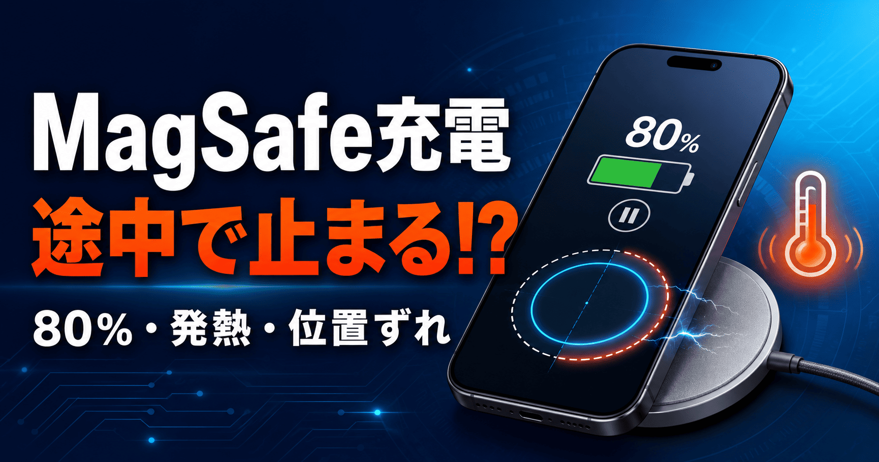 MagSafe充電が80％で止まる理由