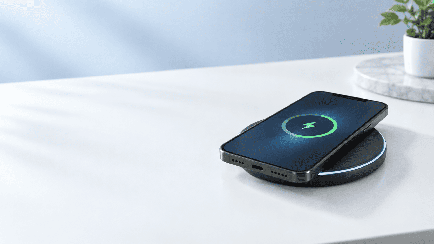 ワイヤレス充電の正しい位置