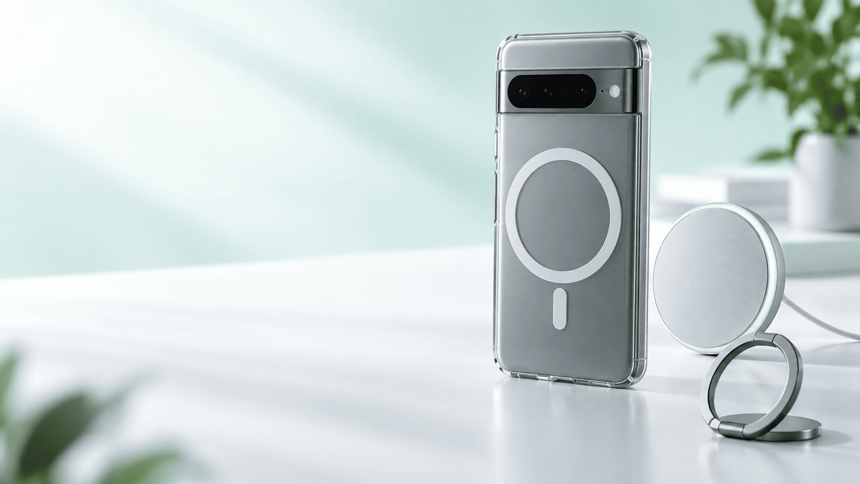 AndroidスマホとQi2磁気アクセサリー